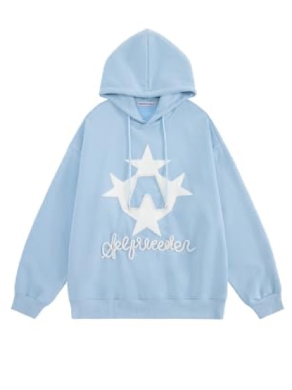 AELFRIC EDEN Embroidered Star Hoodie Y2K